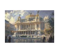 Paris Opera Puzzle 1000 Pièces DIY Jeu Art Déco Moderne Cadeau Unique 1000 PCS-50 * 75cm