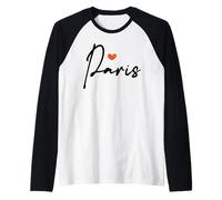 Paris Parisien français Manche Raglan