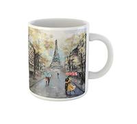 Paris, Paysage Urbain Européen, France, Tour Eiffel Mug Céramique Tasse À Thé Drôle Tasse À Café Cadeaux Amusants Pour Collègue Bureau Noël 330Ml