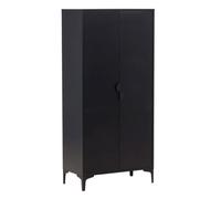 Paris Prix Armoire Design 2 Portes Piring 85cm Noir