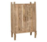 Paris Prix Armoire en Bois de Manguier Silex 110cm Naturel