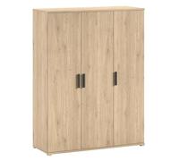 Paris Prix Armoire Enfant 3 Portes Sam 150cm Chêne