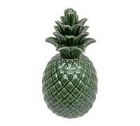 Paris Prix Atmosphera Créateur d'intérieur - Ananas Déco en Céramique Exotic Panama 20cm Vert