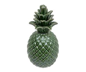 Paris Prix Atmosphera Créateur d'intérieur - Ananas Déco en Céramique Exotic Panama 20cm Vert