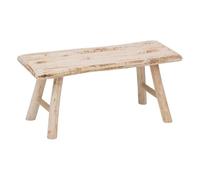 Paris Prix Atmosphera Créateur d'intérieur - Banc en Bois Woody 70cm Beige