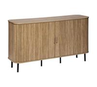Paris Prix Atmosphera Créateur d'intérieur - Buffet 2 Portes & 6 Niches Colva 140cm Beige