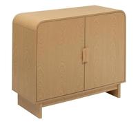 Paris Prix Atmosphera Créateur d'intérieur - Buffet 2 Portes Lee 100cm Beige