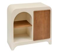 Paris Prix Atmosphera Créateur d'intérieur - Buffet Design 1 Porte Sienna 91cm Beige