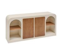 Paris Prix Atmosphera Créateur d'intérieur - Buffet Design 2 Portes Sienna 165cm Beige