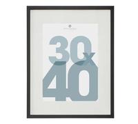 Paris Prix Atmosphera Créateur d'intérieur - Cadre Photo en Verre Manu 30x40cm Noir