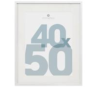 Paris Prix Atmosphera Créateur d'intérieur - Cadre Photo en Verre Manu 40x50cm Blanc