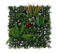 Paris Prix Atmosphera Créateur d'intérieur - Carré Végétal Artificiel Tropical Izy 50cm Vert