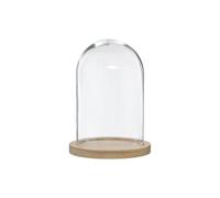 Paris Prix Atmosphera Créateur d'intérieur - Cloche Décorative en Verre Shine 26cm Naturel