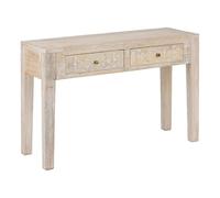 Paris Prix Atmosphera Créateur d'intérieur - Console 2 Tiroirs Shirel 120cm Naturel
