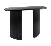 Paris Prix Atmosphera Créateur d'intérieur - Console Effet Cannelé Olova 120cm Noir