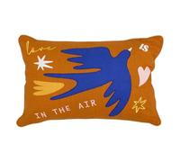 Paris Prix Atmosphera Créateur d'intérieur - Coussin Déco Brodé Libertad 38x58cm Terracotta