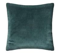 Paris Prix Atmosphera Créateur d'intérieur - Coussin Déco Déhoussable Otto 55x55cm Bleu Canard
