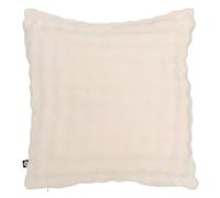 Paris Prix Atmosphera Créateur d'intérieur - Coussin Déco Imitation Fourrure Zephy 40x40cm Ivoire