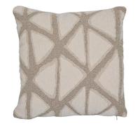 Paris Prix Atmosphera Créateur d'intérieur - Coussin Déco Jacquard Dune 40x40cm Beige