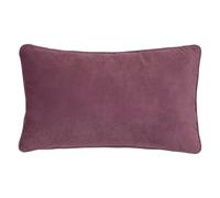 Paris Prix Atmosphera Créateur d'intérieur - Coussin Déco Uni Lilou 30x50cm Parme