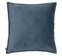 Paris Prix Atmosphera Créateur d'intérieur - Coussin Déco Uni Lilou 45x45cm Bleu Égéen
