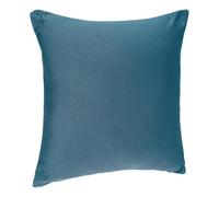 Paris Prix Atmosphera Créateur d'intérieur - Coussin Déhoussable Jovi 38x38cm Bleu Canard