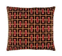 Paris Prix Atmosphera Créateur d'intérieur - Coussin en Velours Jacquard Belli 40x40cm Multicolore