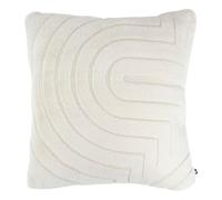Paris Prix Atmosphera Créateur d'intérieur - Coussin Imitation Fourrure Arka 45x45cm Ivoire