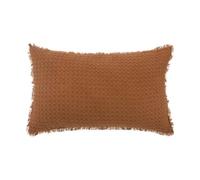 Paris Prix Atmosphera Créateur d'intérieur - Coussin Nid d'abeille Widdy 30x50cm Terracotta