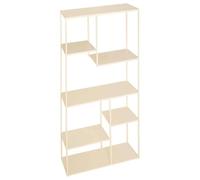 Paris Prix Atmosphera Créateur d'intérieur - Etagère Bibliothèque 6 Niveaux Gota 180cm Beige