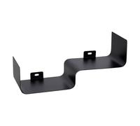Paris Prix Atmosphera Créateur d'intérieur - Étagère Murale 2 Niveaux en Métal Emilio 31cm Noir
