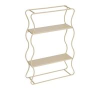 Paris Prix Atmosphera Créateur d'intérieur - Étagère Murale Design Vague Judy 58cm Beige