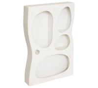 Paris Prix Atmosphera Créateur d'intérieur - Étagère Murale Organique Chesni 122cm Blanc