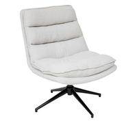 Paris Prix Atmosphera Créateur d'intérieur - Fauteuil Pivotant Harper 87cm Beige Lin