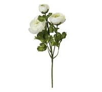 Paris Prix Atmosphera Créateur d'intérieur - Fleur Artificielle Renoncule 60cm Blanc
