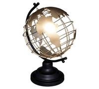 Paris Prix Atmosphera Créateur d'intérieur - Globe à Poser en Métal Loft 28cm Or & Noir