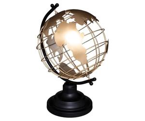 Paris Prix Atmosphera Créateur d'intérieur - Globe à Poser en Métal Loft 28cm Or & Noir