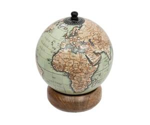 Paris Prix Atmosphera Créateur d'intérieur - Globe Terrestre Be Vintage 13cm Vert & Marron