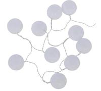 Paris Prix Atmosphera Créateur d'intérieur - Guirlande Led 10 Boules 165cm Blanc