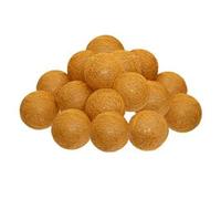 Paris Prix Atmosphera Créateur d'intérieur - Guirlande Led 16 Mini Boules 261cm Jaune Moutarde