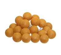 Paris Prix Atmosphera Créateur d'intérieur - Guirlande Lumineuse à Led 20 Boules Moutarde