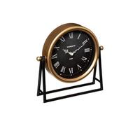 Paris Prix Atmosphera Créateur d'intérieur - Horloge à Poser en Métal Luca 27cm Noir