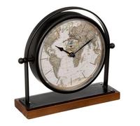 Paris Prix Atmosphera Créateur d'intérieur - Horloge à Poser Vintage Flavia 21cm Noir