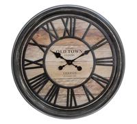 Paris Prix Atmosphera Créateur d'intérieur - Horloge Murale Design Relief 50cm Naturel