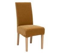 Paris Prix Atmosphera Créateur d'intérieur - Housse de Chaise Chenille Jana 61cm Ocre