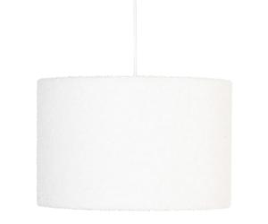 Paris Prix Atmosphera Créateur d'intérieur - Lampe Suspension Bouclette Tina 37cm Blanc