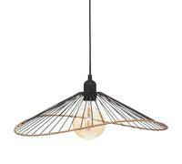 Paris Prix Atmosphera Créateur d'intérieur - Lampe Suspension en Métal Alara 45cm Noir