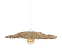 Paris Prix Atmosphera Créateur d'intérieur - Lampe Suspension Paille Yoni 58cm Naturel