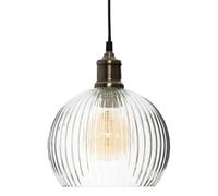 Paris Prix Atmosphera Créateur d'intérieur - Lampe Suspension Verre Laye 20cm Transparente