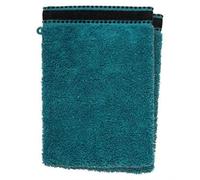 Paris Prix Atmosphera Créateur d'intérieur - Lot de 2 Gantss de Toilette Joia 15x21cm Bleu Canard